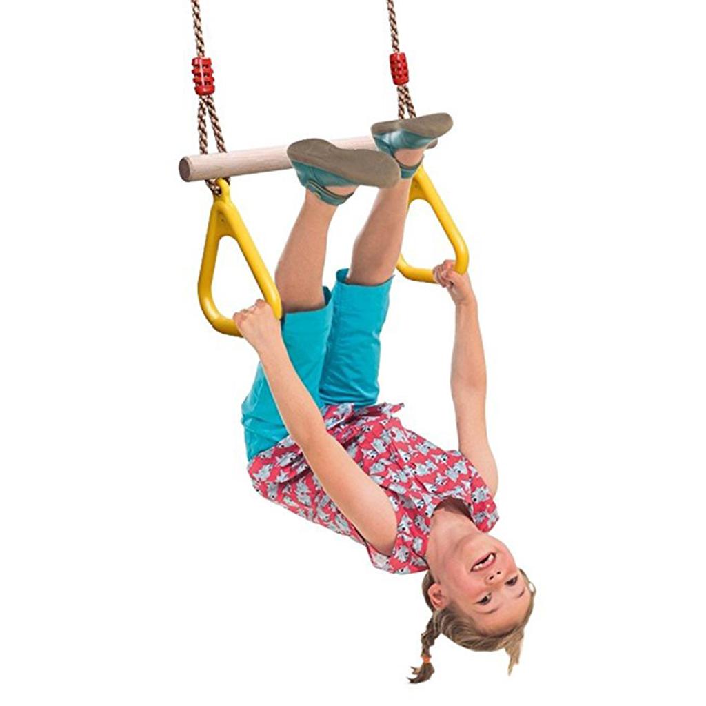 Indoor Outdoor Fun Swing Sets  - Gymnastic Ring Wood review and price