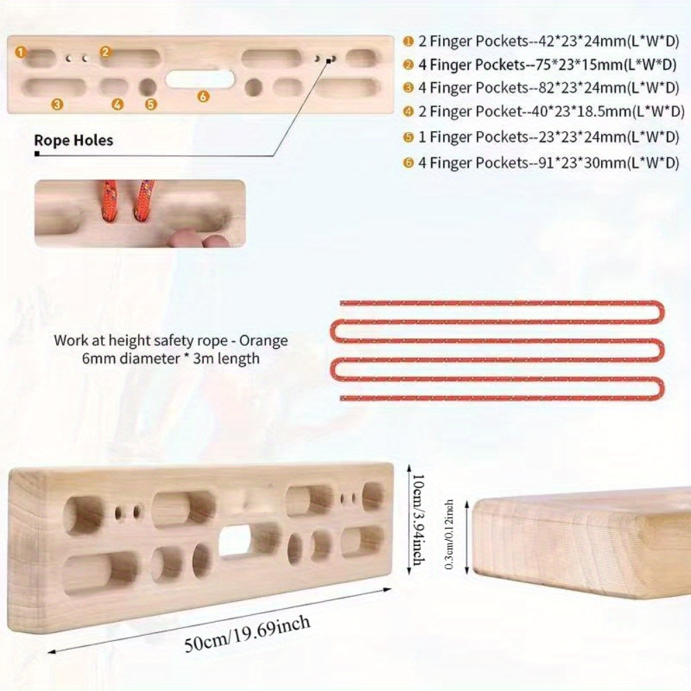 New Wooden Climbing Wall Set—H - Gymnastic Ring Wood review and price
