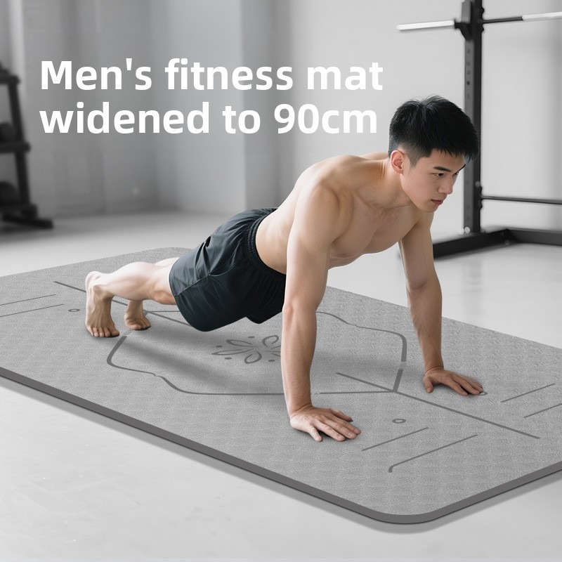 Large Size Men Yoga Mat Thick  - Ab Mat Crunch review and price