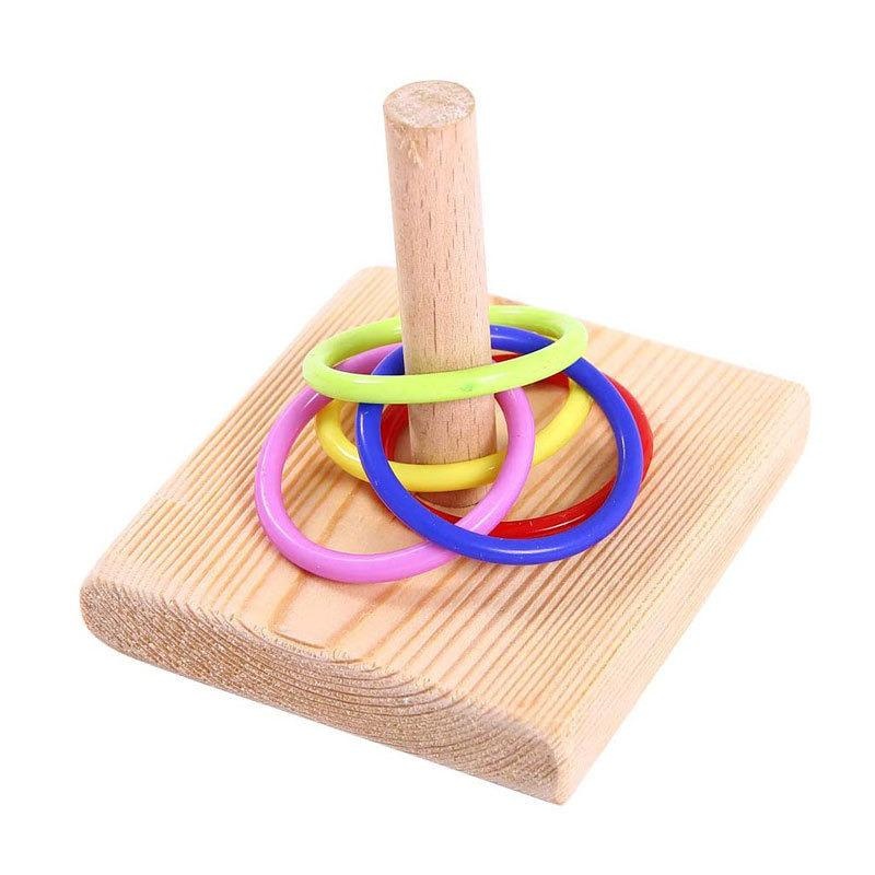 Bird Training Ring Toy Parrot  - Gymnastic Ring Wood review and price