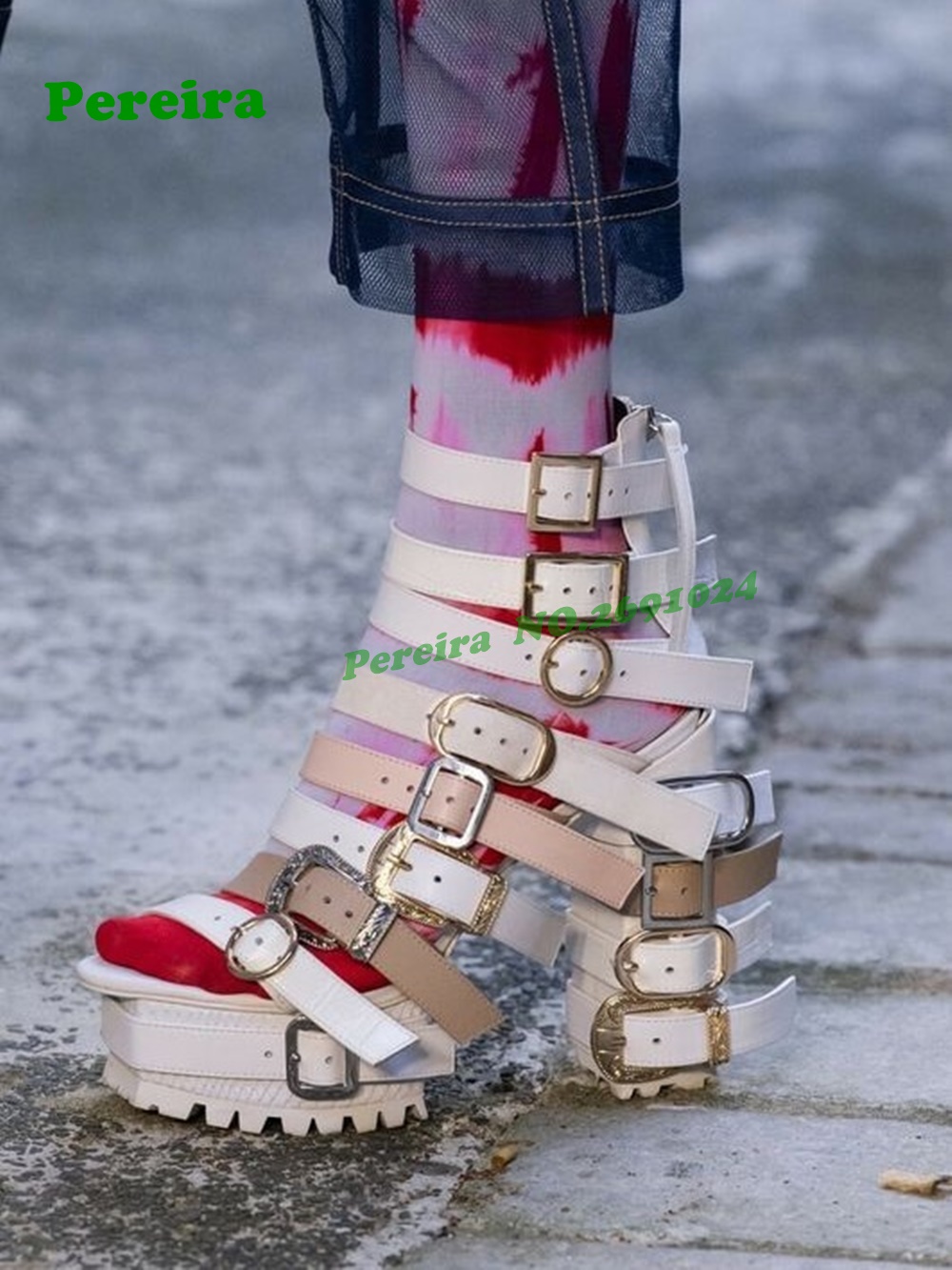Patchwork Peep Toe Platform Ch - Crossfit High Gear review and price