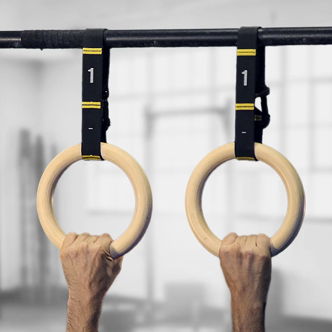 28/32mm Wood Gymnastic Rings N - Gymnastic Ring Wood review and price